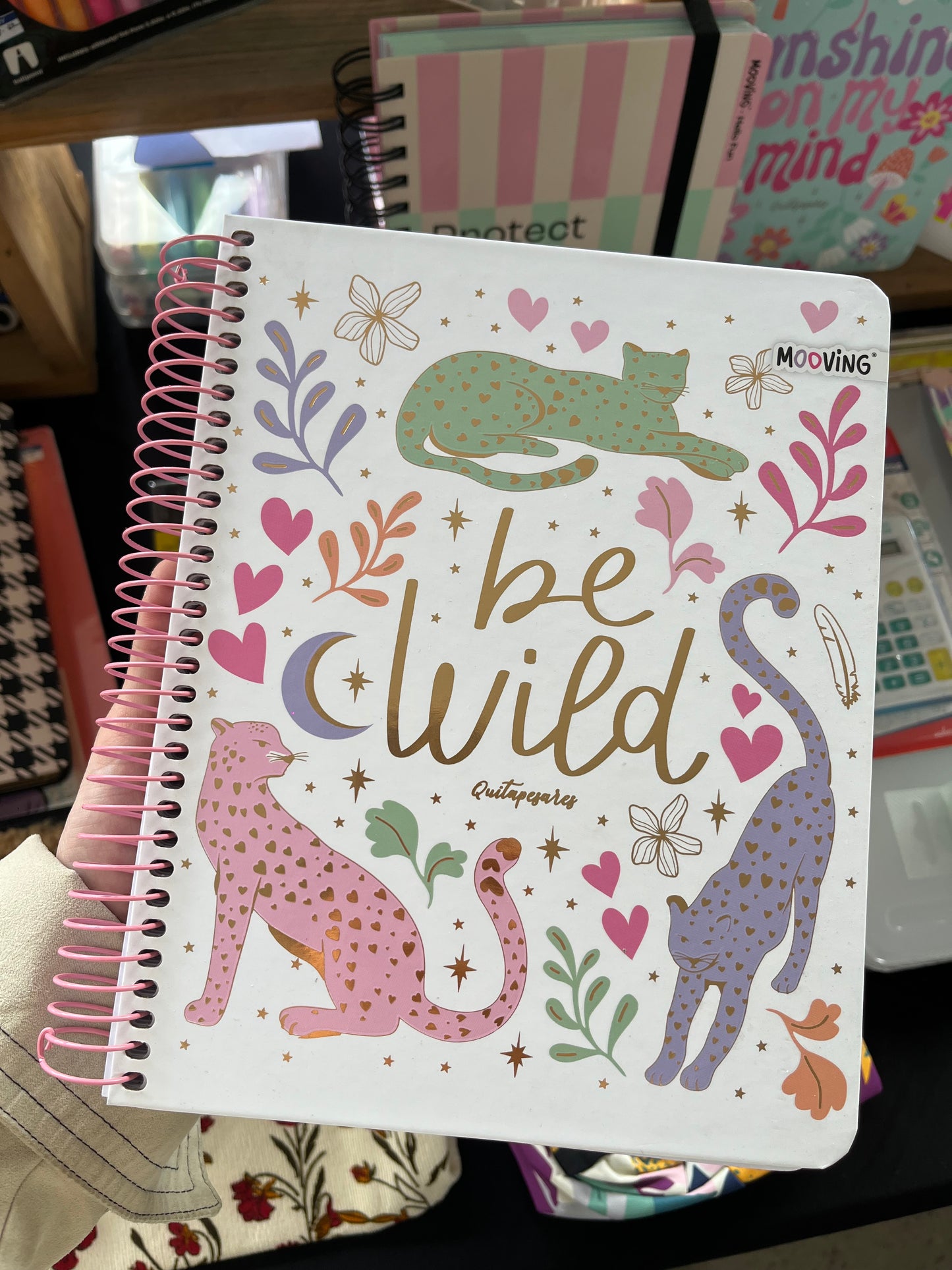 Cuaderno / libreta Be Wild