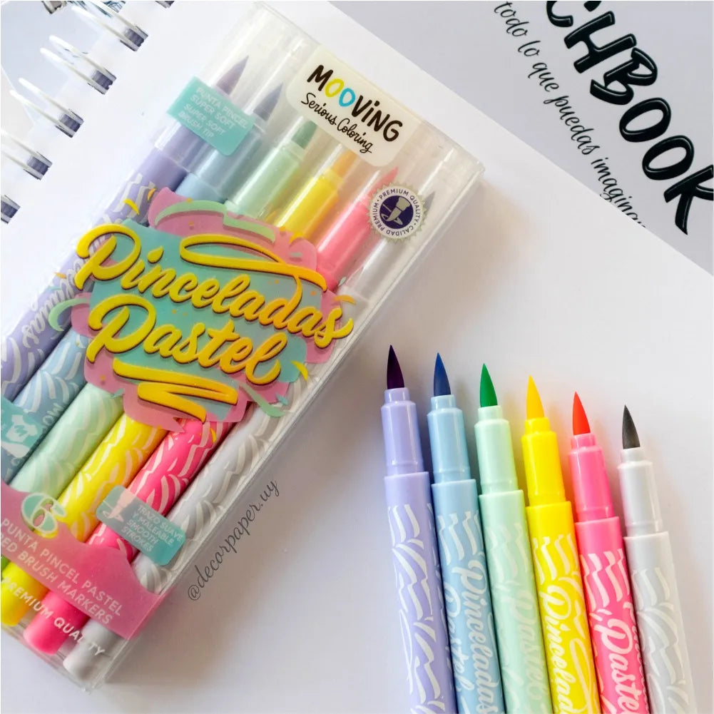 Pinceladas pastel