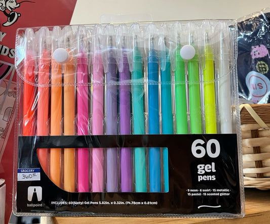 Set 60 lápices gel