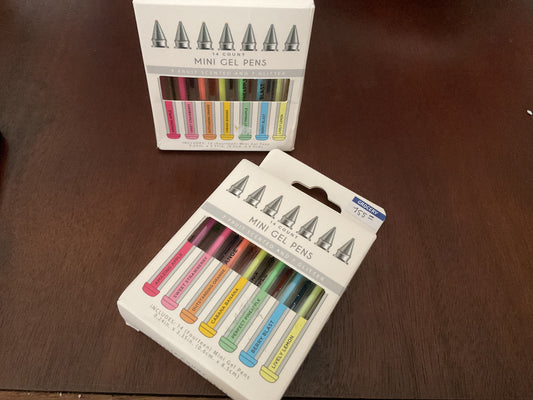 Mini gel pens