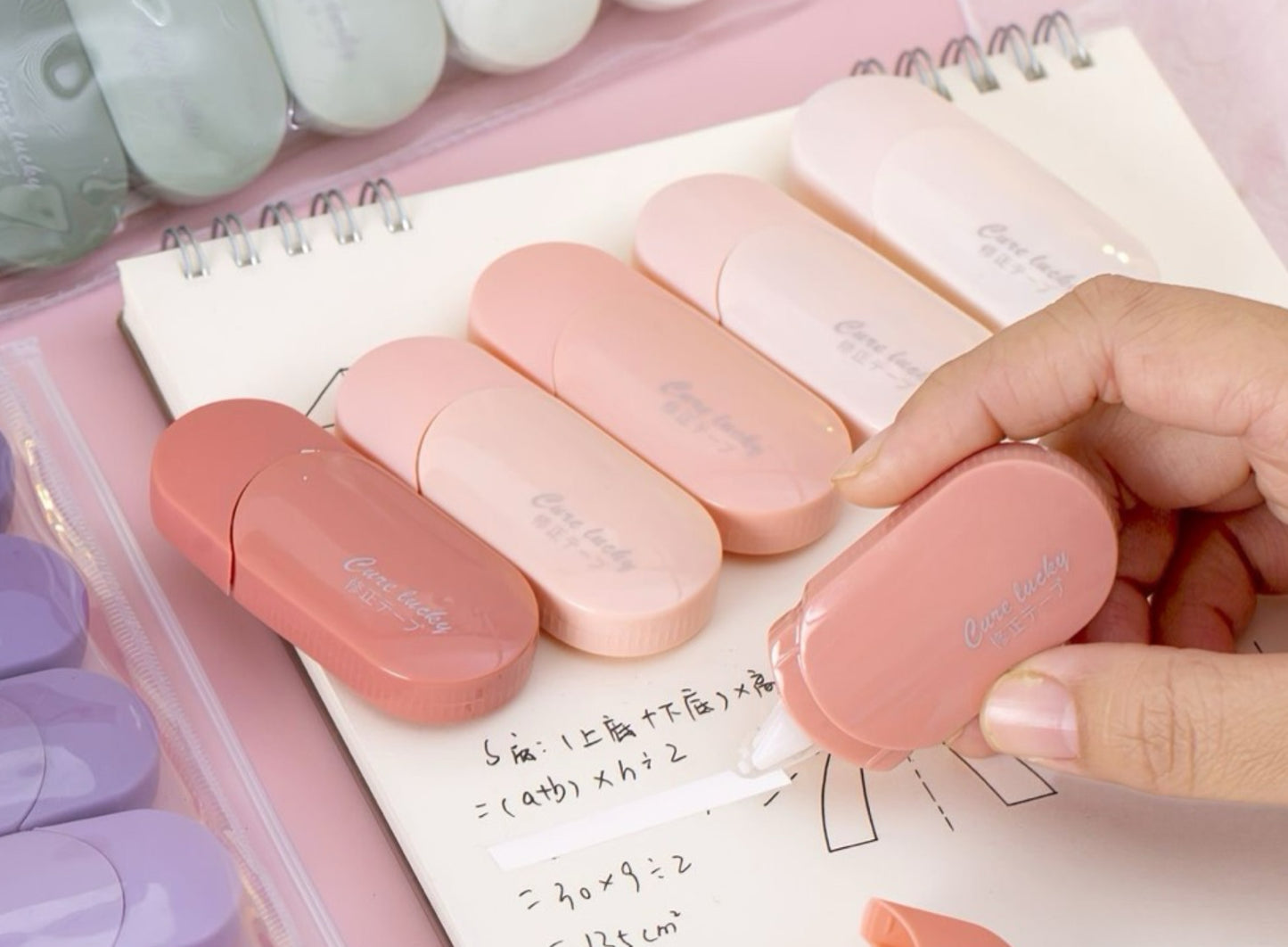 Corrector en cinta