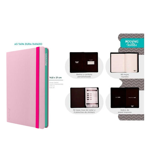 Libretas mooving A5