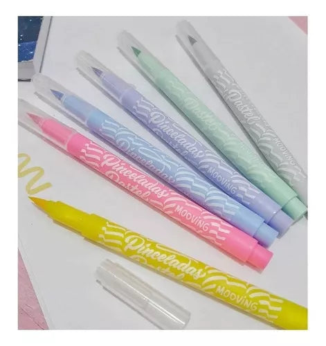 Pinceladas pastel
