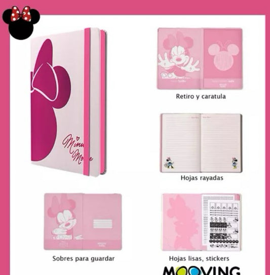 Libreta mooving de Minnie